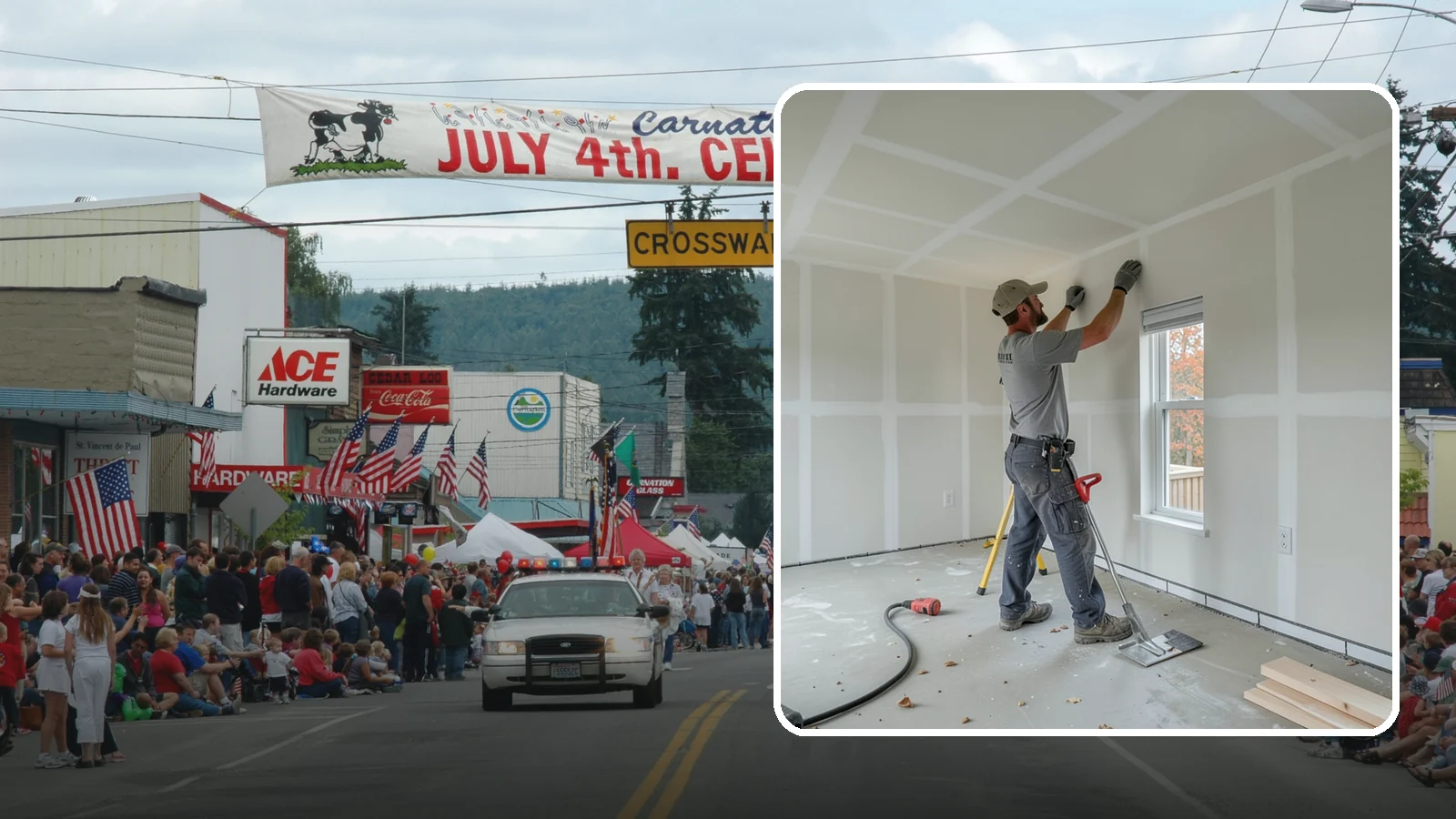Drywall Installation in Carnation, King County, WA - Drywall installation hangs and prepares new wallboard for smooth, finished walls and ceilings.