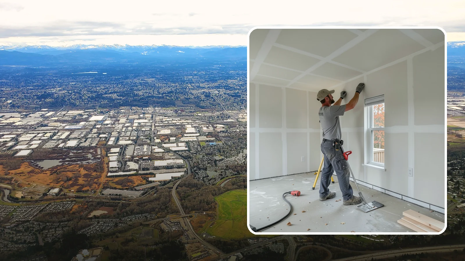 Drywall Installation in Kent, King County, WA - Drywall installation hangs and prepares new wallboard for smooth, finished walls and ceilings.