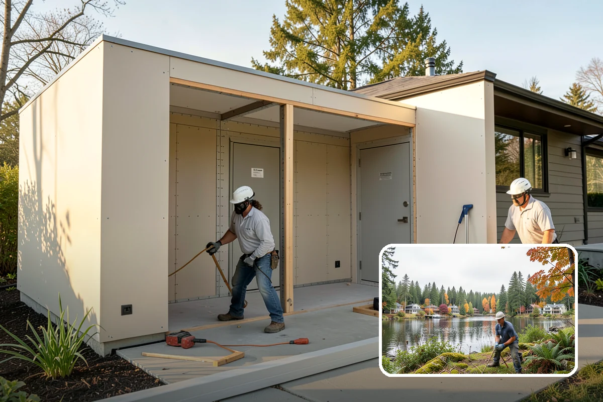 Drywall Installation in La Conner, Skagit County, WA - Tightly hung board for flat, solid walls