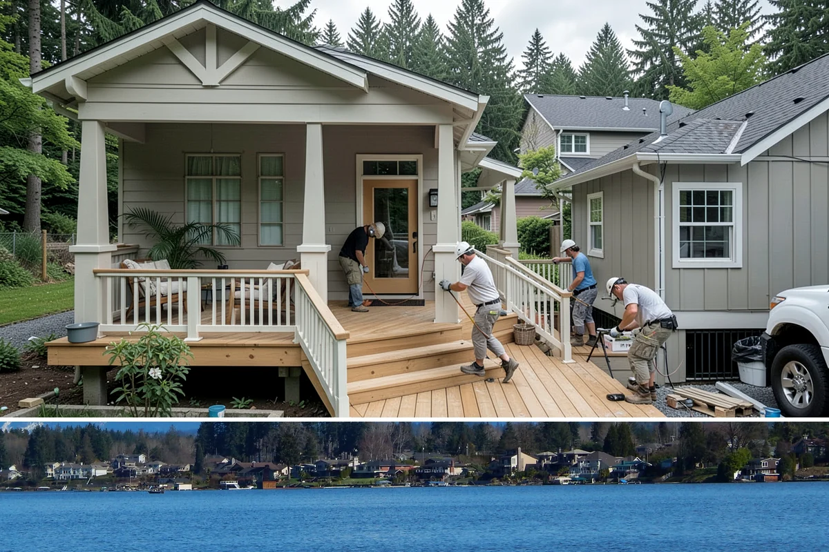 Drywall Installation in Lake Stevens, Snohomish County, WA - Drywall installation is indoor work performed year-round, making it a solid winter project in our rainy climate.
