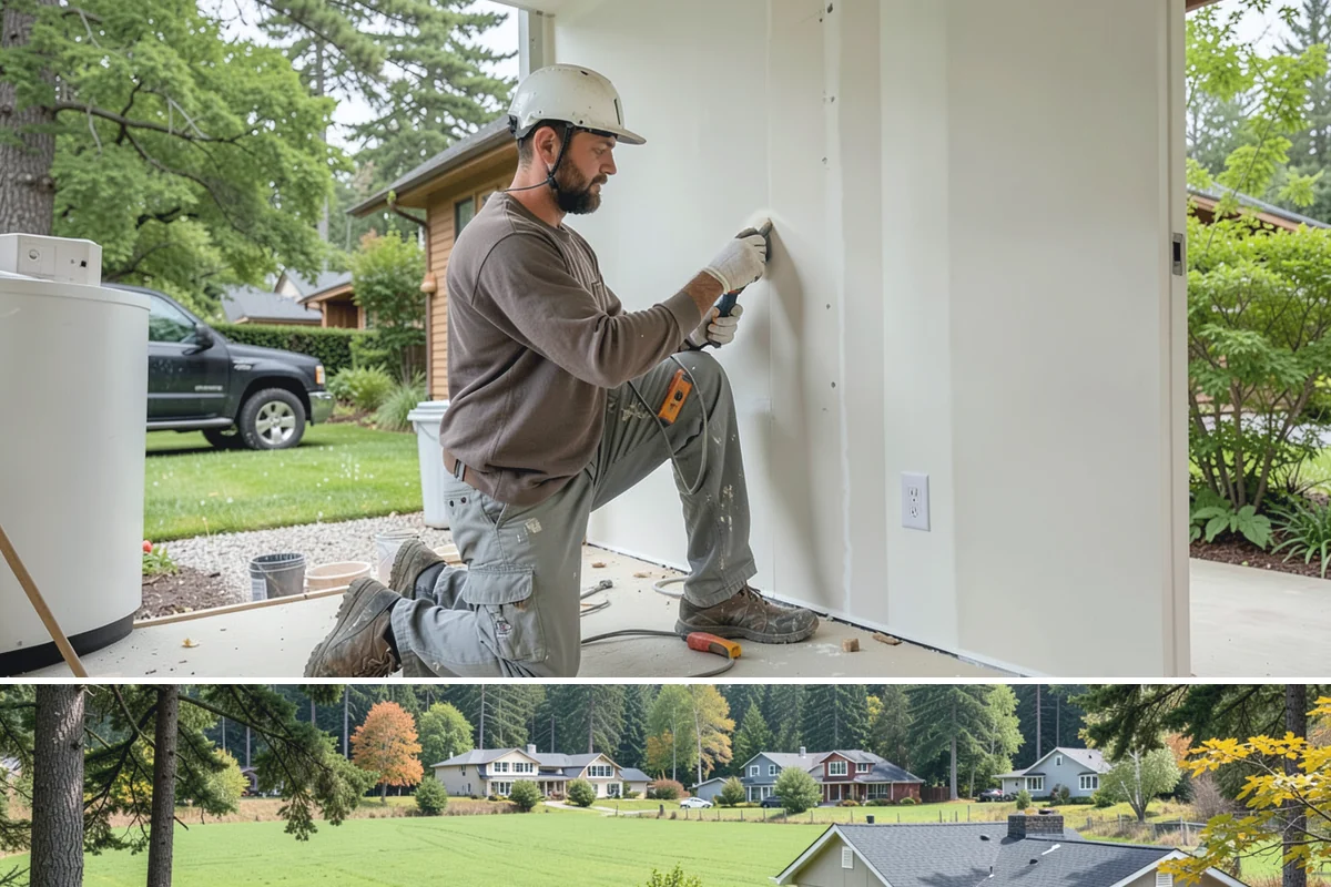 Drywall Installation in Lyman, Skagit County, WA - Drywall installation is indoor work performed year-round, making it a solid winter project in our rainy climate.