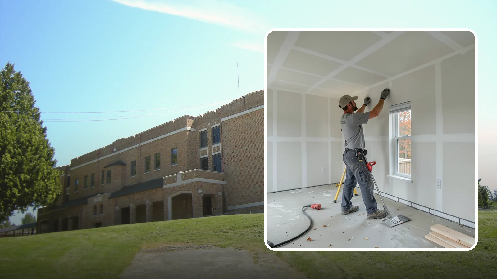 Drywall Installation in Maple Valley, King County, WA - Drywall installation hangs and prepares new wallboard for smooth, finished walls and ceilings.