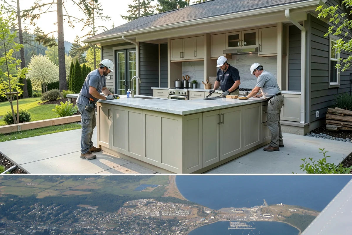 Drywall Installation in Oak Harbor, Island County, WA - Drywall installation is indoor work performed year-round, making it a solid winter project in our rainy climate.