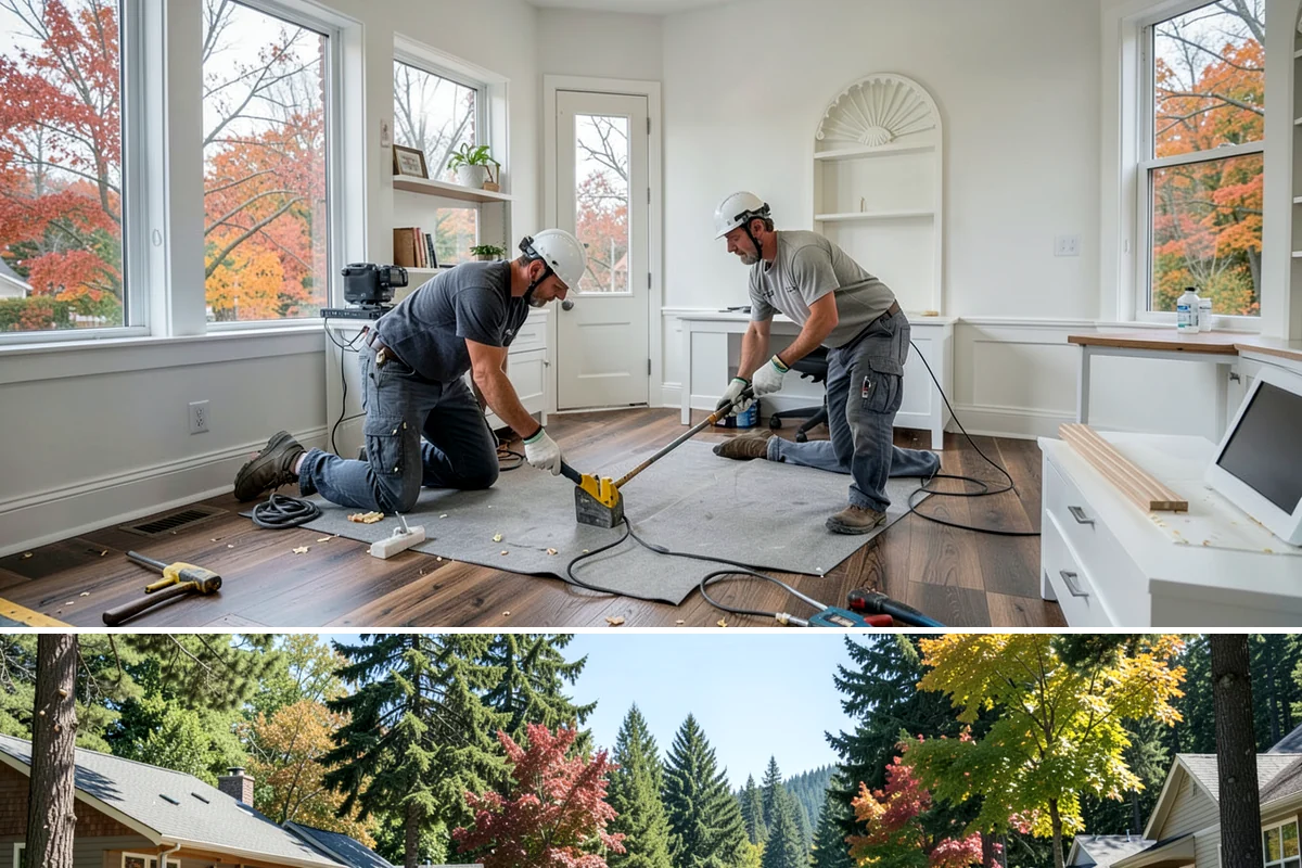 Drywall Installation in Orting, Pierce County, WA - Drywall installation is indoor work performed year-round, making it a solid winter project in our rainy climate.