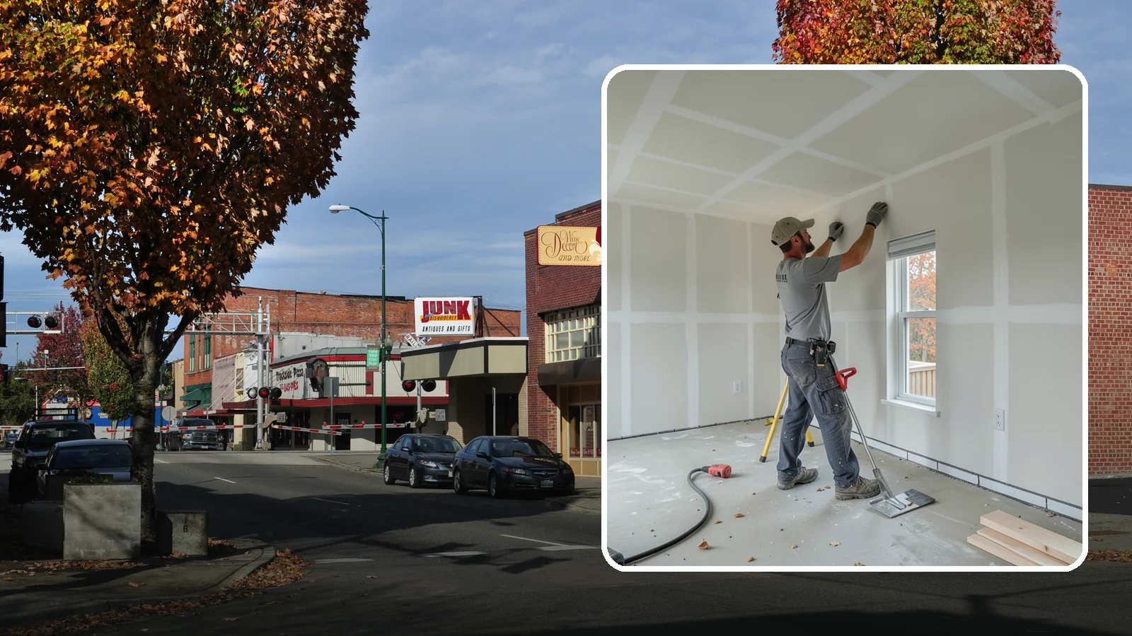 Drywall Installation in Puyallup, Pierce County, WA - Drywall installation hangs and prepares new wallboard for smooth, finished walls and ceilings.