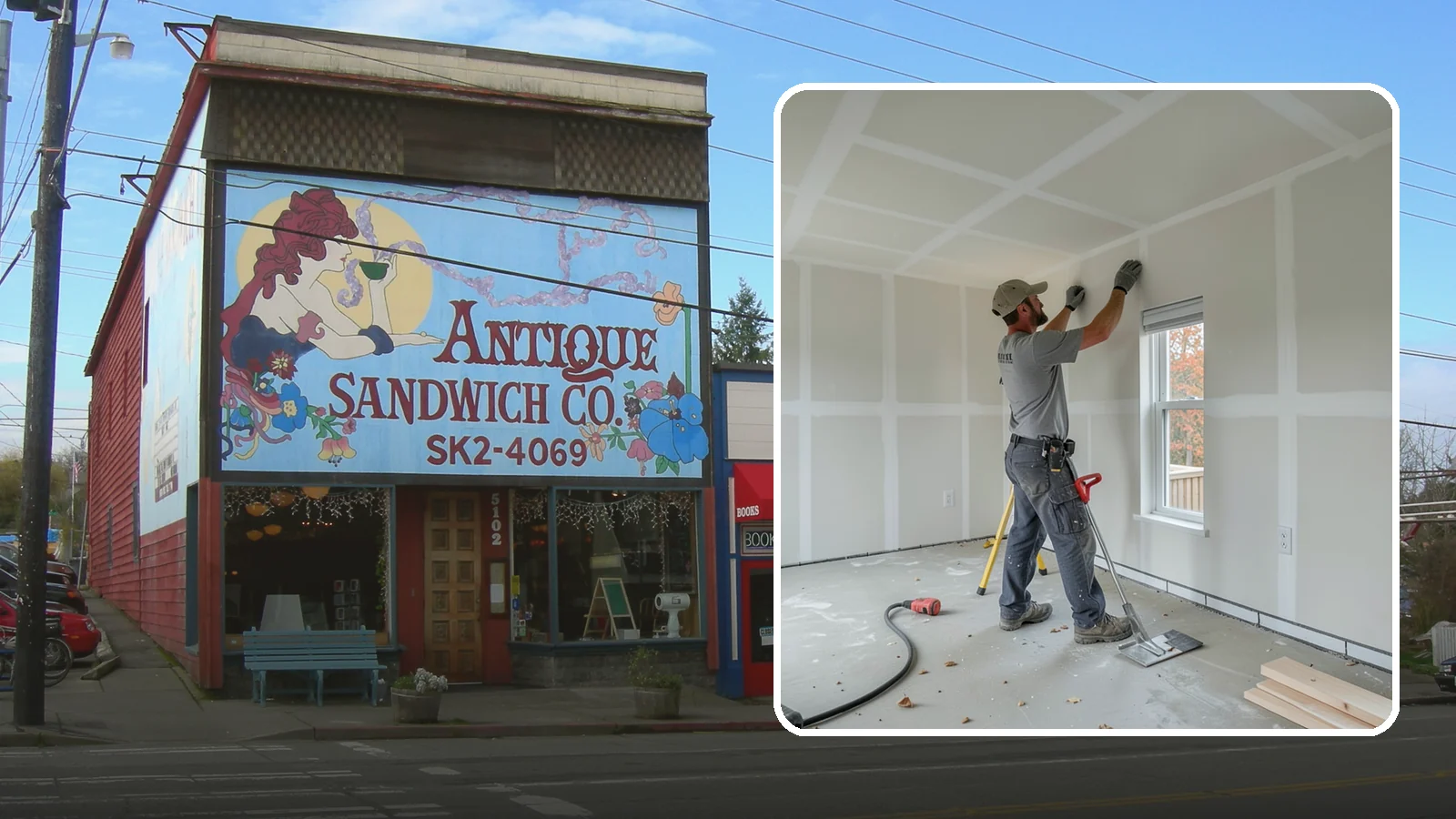 Drywall Installation in Ruston, Pierce County, WA - Drywall installation hangs and prepares new wallboard for smooth, finished walls and ceilings.