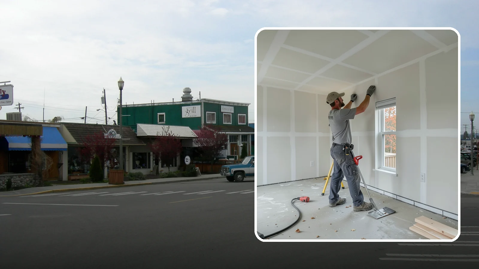 Drywall Installation in Stanwood, Snohomish County, WA - Drywall installation hangs and prepares new wallboard for smooth, finished walls and ceilings.