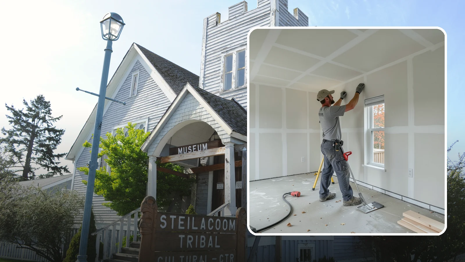 Drywall Installation in Steilacoom, Pierce County, WA - Drywall installation hangs and prepares new wallboard for smooth, finished walls and ceilings.