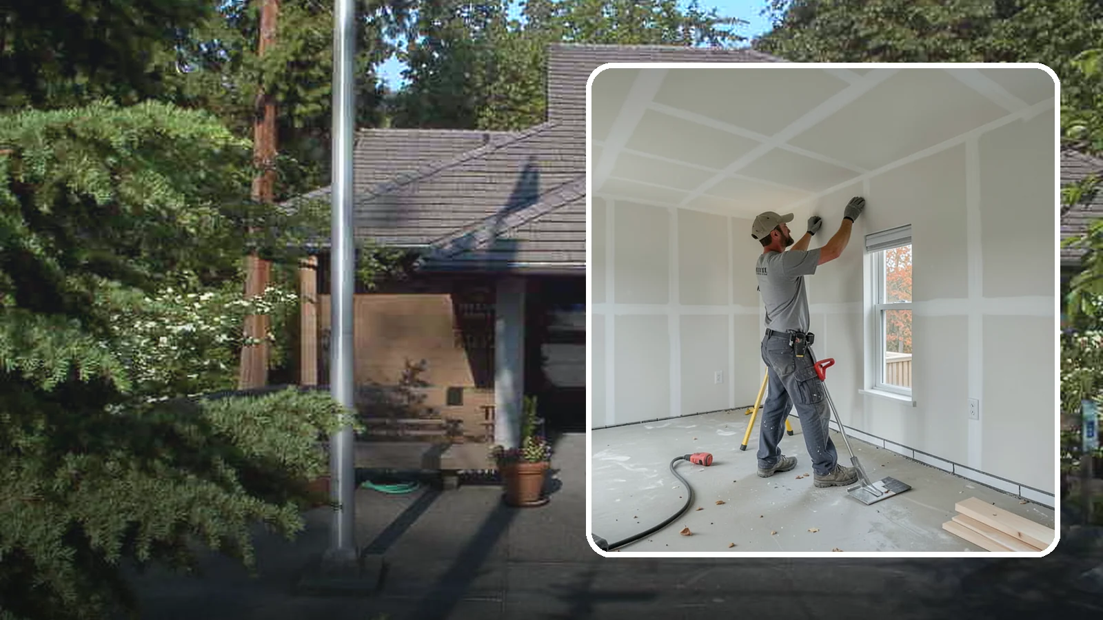 Drywall Installation in Yarrow Point, King County, WA - Drywall installation hangs and prepares new wallboard for smooth, finished walls and ceilings.