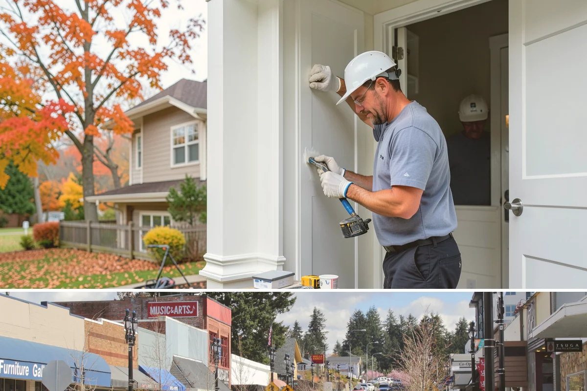 Drywall Patching in Bothell, King County, WA - Patching is a quick indoor job available any season, popular during rainy-day upkeep.