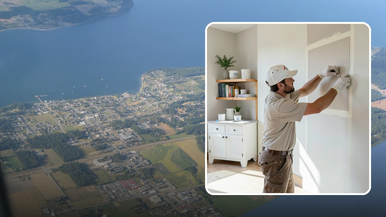 Drywall Patching in Coupeville, Island County, WA - Drywall patching fills holes and dings quickly to restore a clean, even wall.