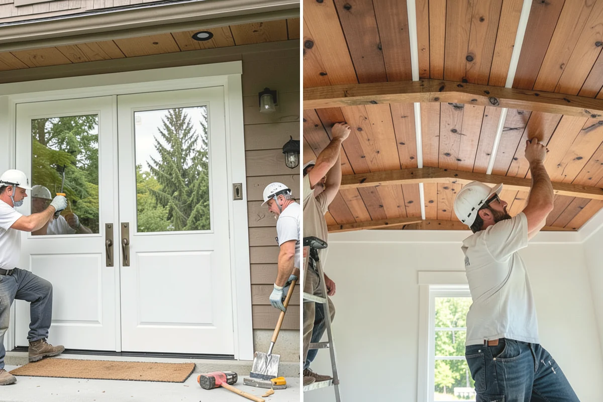 Drywall Patching in Duvall, King County, WA - Clean the hole and cut back loose edges