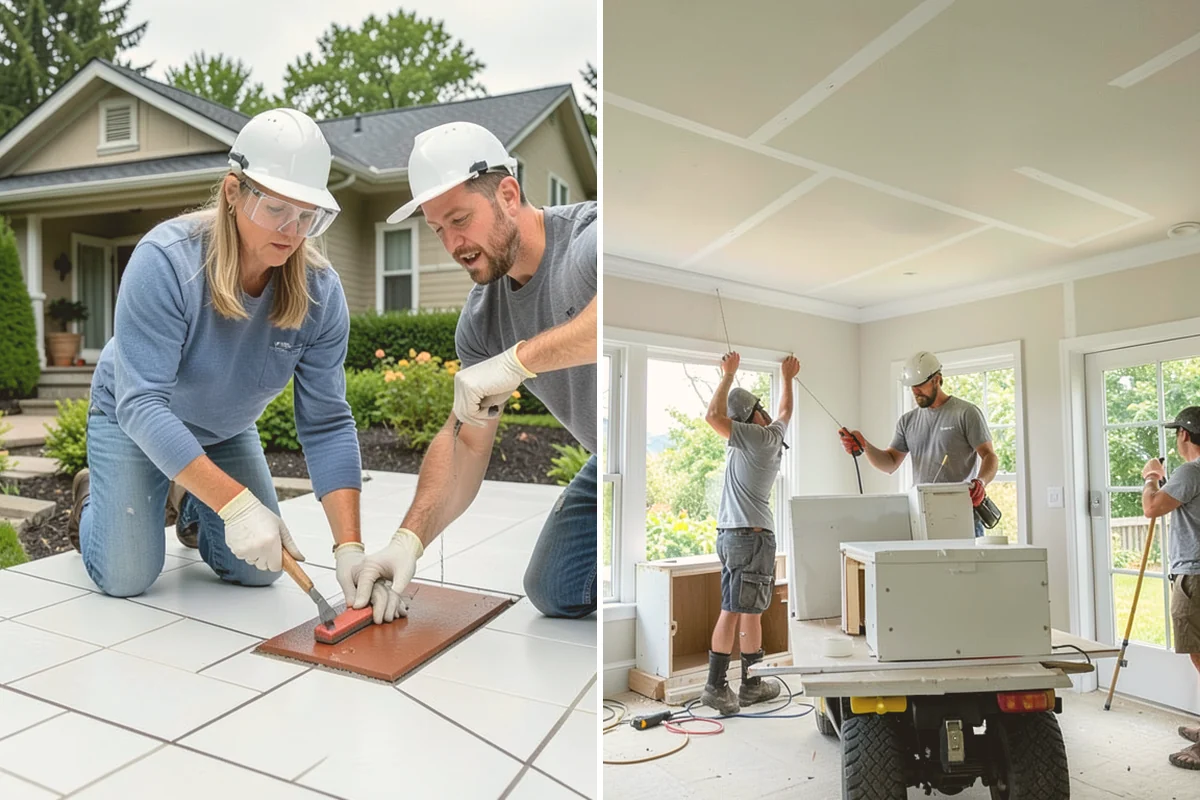 Drywall Patching in Edmonds, Snohomish County, WA - Clean the hole and cut back loose edges