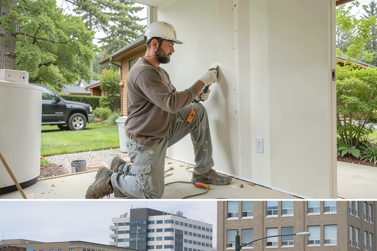 Drywall Patching in Everett, Snohomish County, WA - Patching is a quick indoor job available any season, popular during rainy-day upkeep.