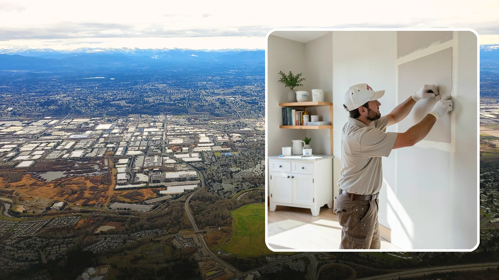 Drywall Patching in Kent, King County, WA - Drywall patching fills holes and dings quickly to restore a clean, even wall.