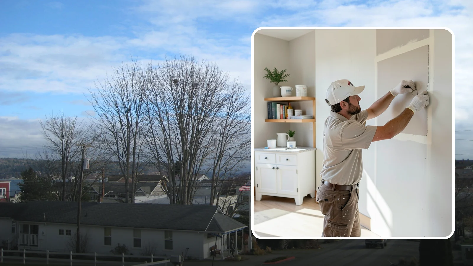 Drywall Patching in Langley, Island County, WA - Drywall patching fills holes and dings quickly to restore a clean, even wall.
