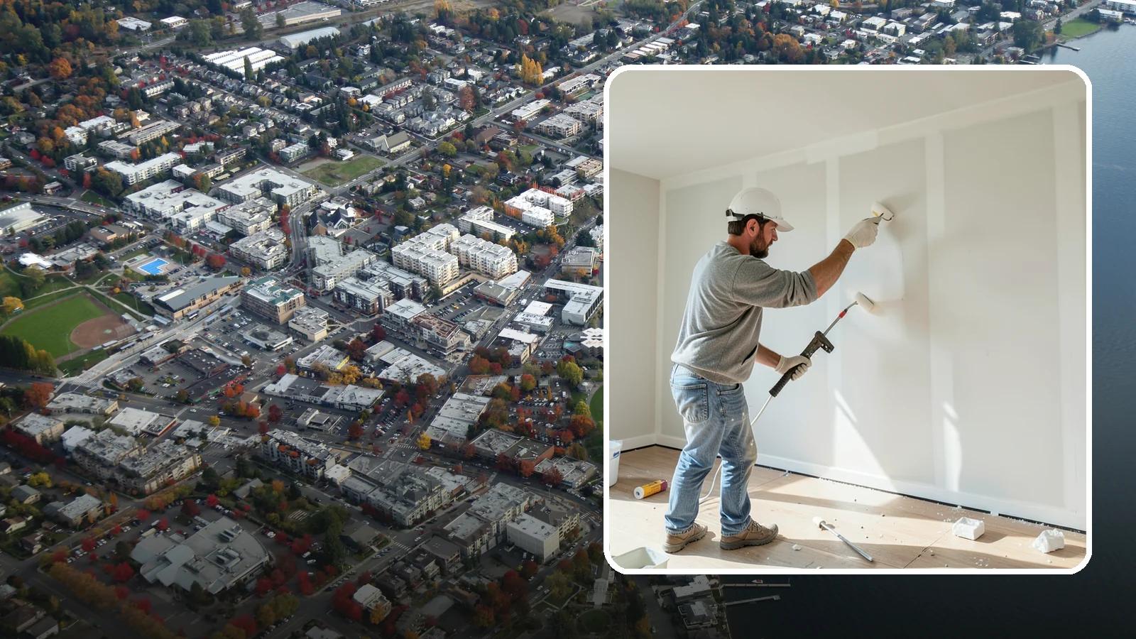 Drywall Priming in Kirkland, King County, WA - Drywall priming seals new or repaired wallboard so topcoats go on evenly and adhere for years.