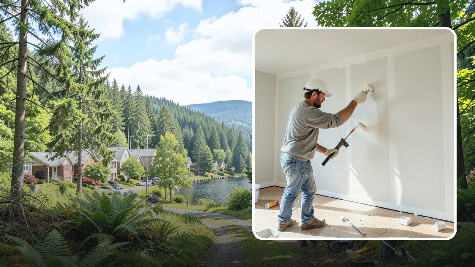 Drywall Priming in Lake Forest Park, King County, WA - Drywall priming seals new or repaired wallboard so topcoats go on evenly and adhere for years.