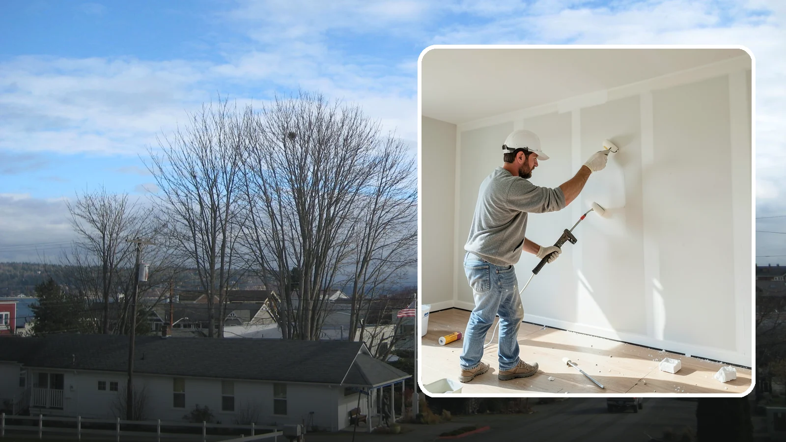 Drywall Priming in Langley, Island County, WA - Drywall priming seals new or repaired wallboard so topcoats go on evenly and adhere for years.