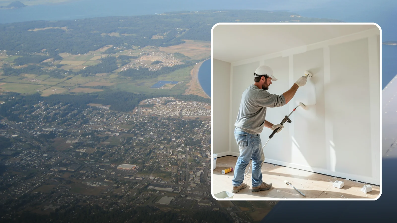 Drywall Priming in Oak Harbor, Island County, WA - Drywall priming seals new or repaired wallboard so topcoats go on evenly and adhere for years.