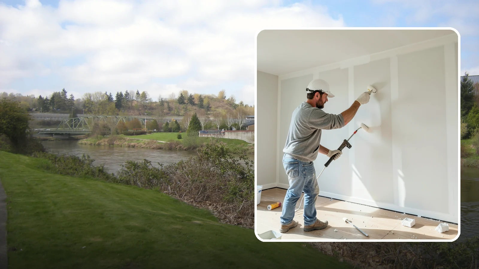 Drywall Priming in Tukwila, King County, WA - Drywall priming seals new or repaired wallboard so topcoats go on evenly and adhere for years.