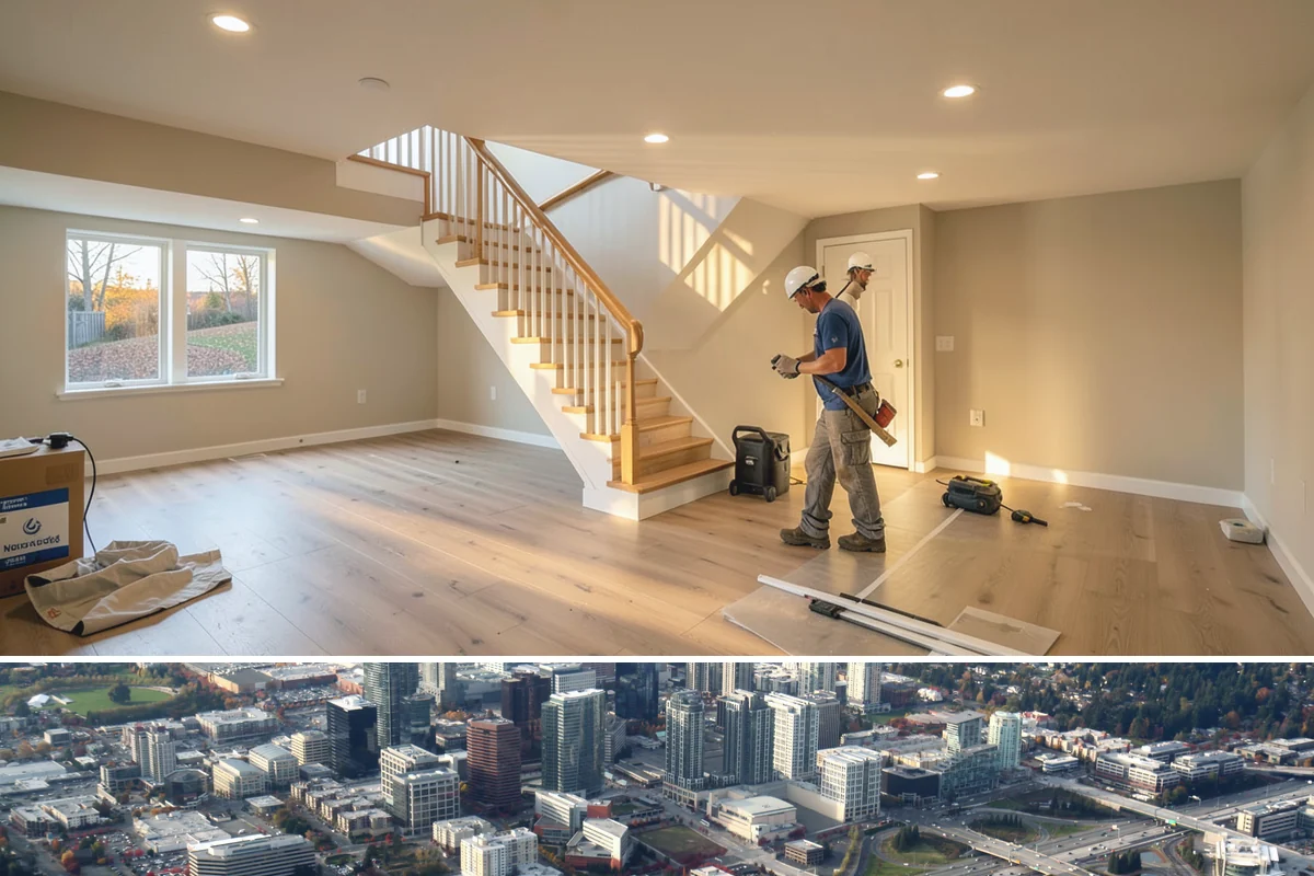 Drywall Repair in Bellevue, King County, WA - Drywall repair is available all year and is a convenient fix during the indoor-focused wet season.