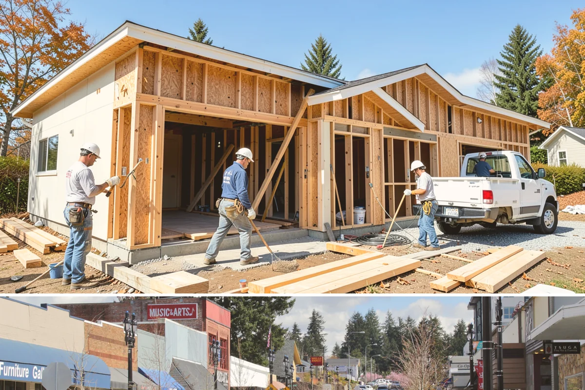 Drywall Repair in Bothell, King County, WA - Drywall repair is available all year and is a convenient fix during the indoor-focused wet season.