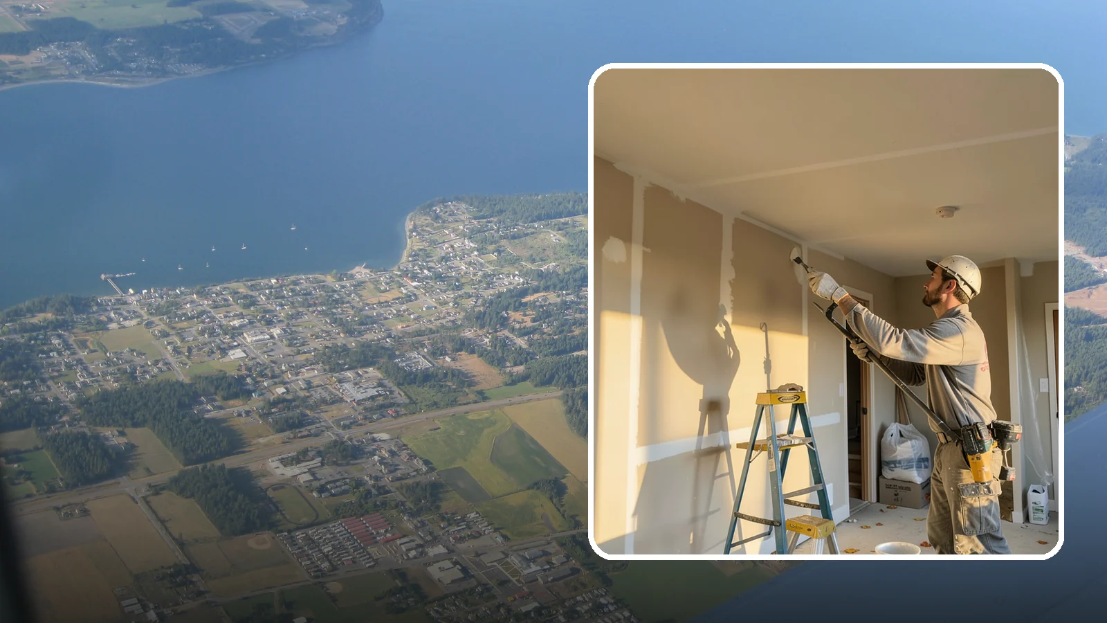 Drywall Repair in Coupeville, Island County, WA - Drywall repair fixes holes, cracks, and damage to restore smooth, seamless walls.