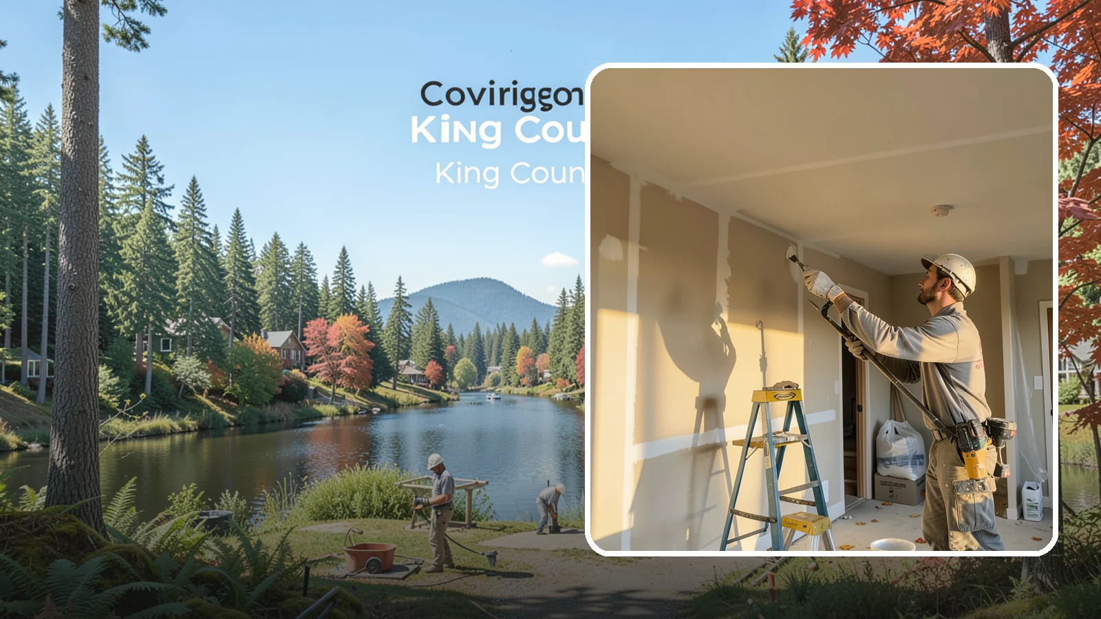 Drywall Repair in Covington, King County, WA - Drywall repair fixes holes, cracks, and damage to restore smooth, seamless walls.