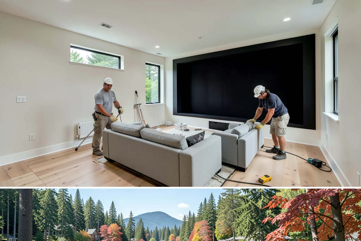Drywall Repair in Covington, King County, WA - Drywall repair is available all year and is a convenient fix during the indoor-focused wet season.