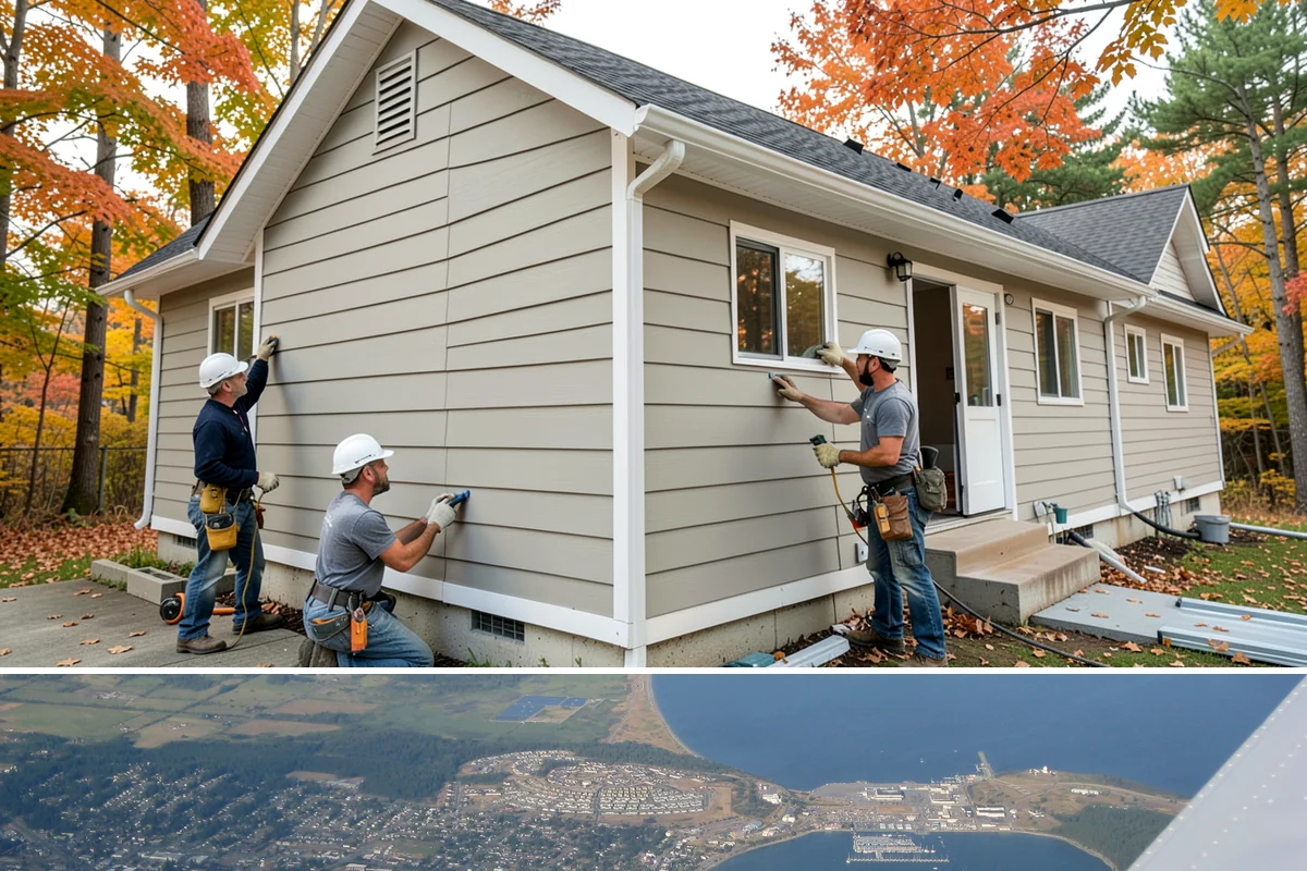 Drywall Repair in Oak Harbor, Island County, WA - Drywall repair is available all year and is a convenient fix during the indoor-focused wet season.