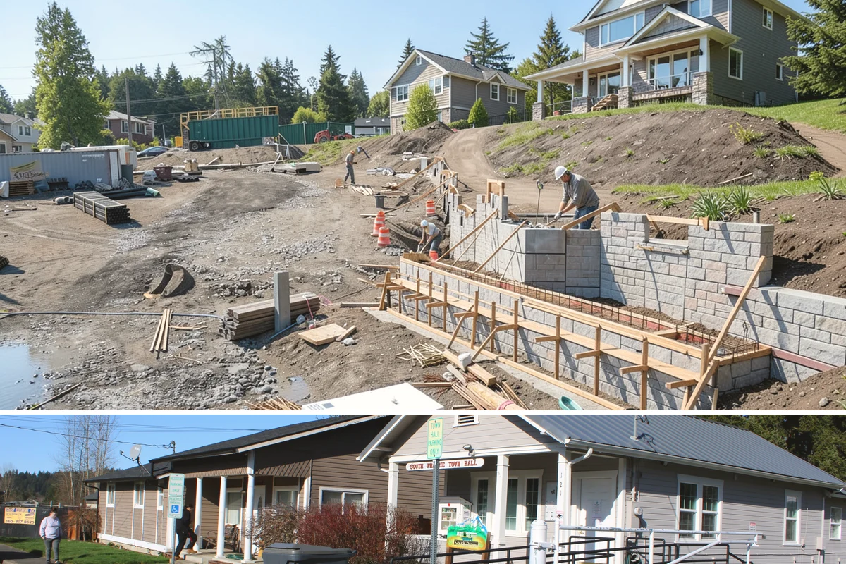 Drywall Repair in South Prairie, Pierce County, WA - Drywall repair is available all year and is a convenient fix during the indoor-focused wet season.