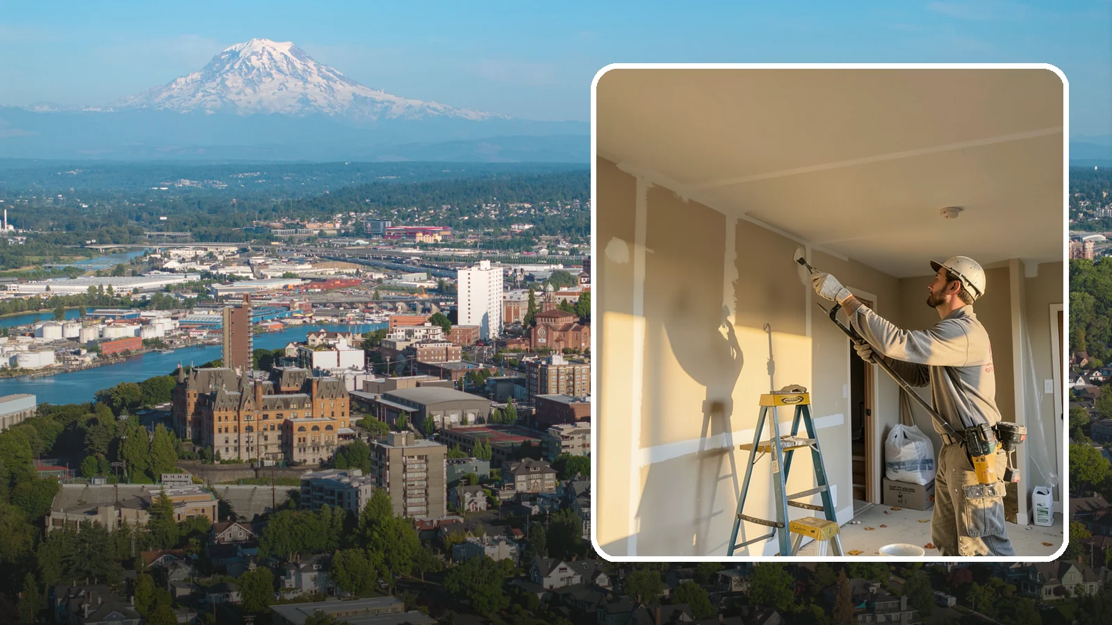 Drywall Repair in Tacoma, Pierce County, WA - Drywall repair fixes holes, cracks, and damage to restore smooth, seamless walls.