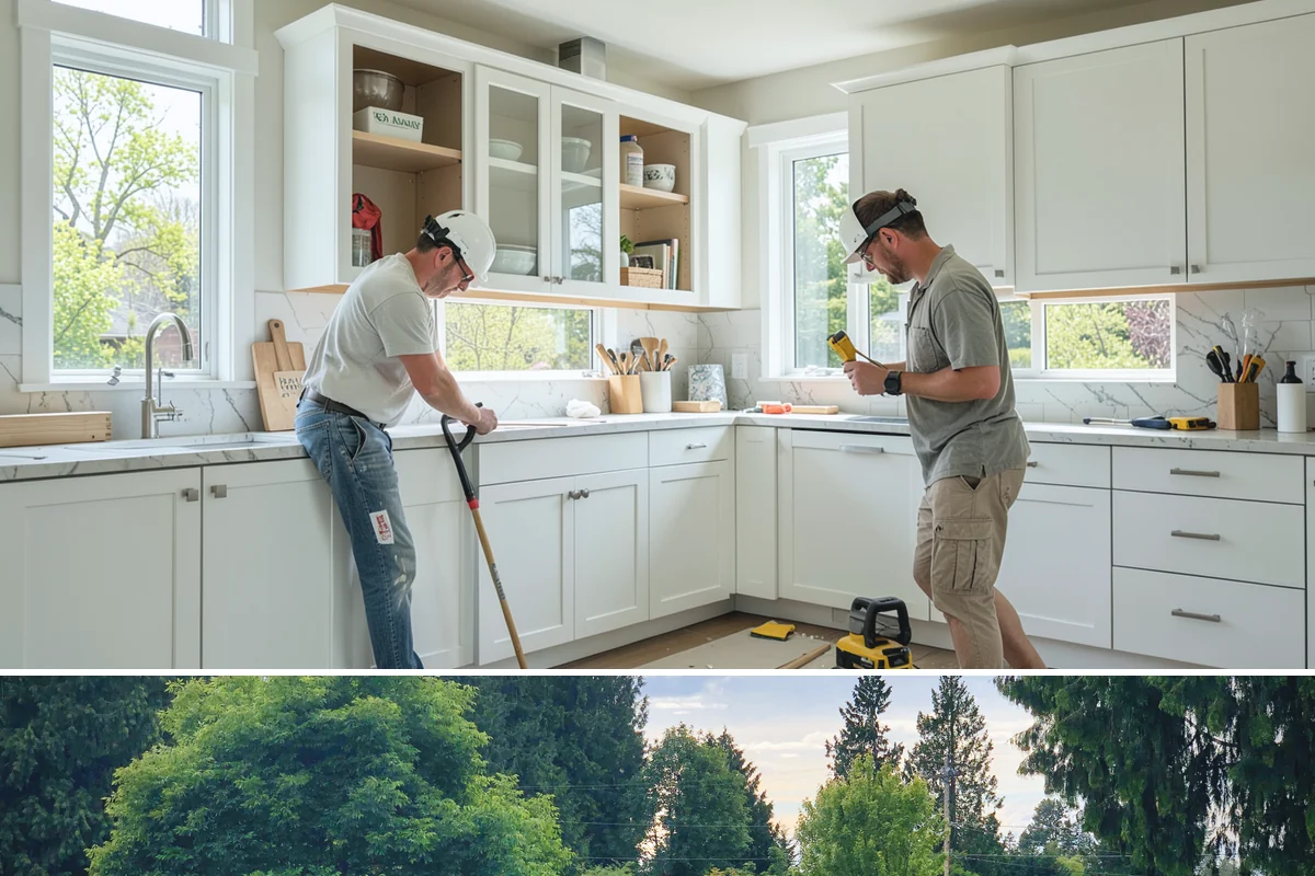 Drywall Taping & Mudding in Bonney Lake, Pierce County, WA - Taping and mudding is indoor work you can schedule any time, ideal for the rainy months.
