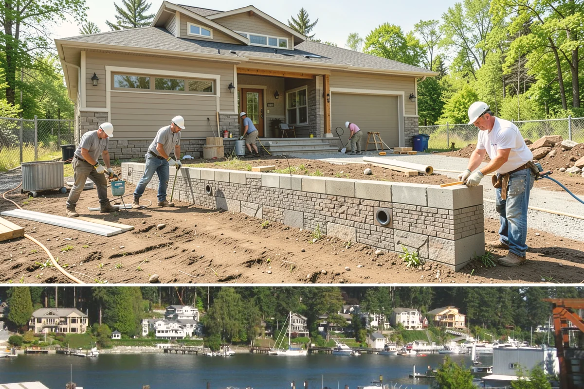 Drywall Taping & Mudding in Gig Harbor, Pierce County, WA - Taping and mudding is indoor work you can schedule any time, ideal for the rainy months.