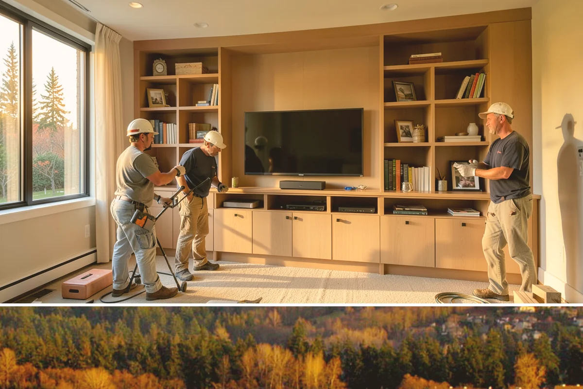Drywall Taping & Mudding in Kenmore, King County, WA - Taping and mudding is indoor work you can schedule any time, ideal for the rainy months.