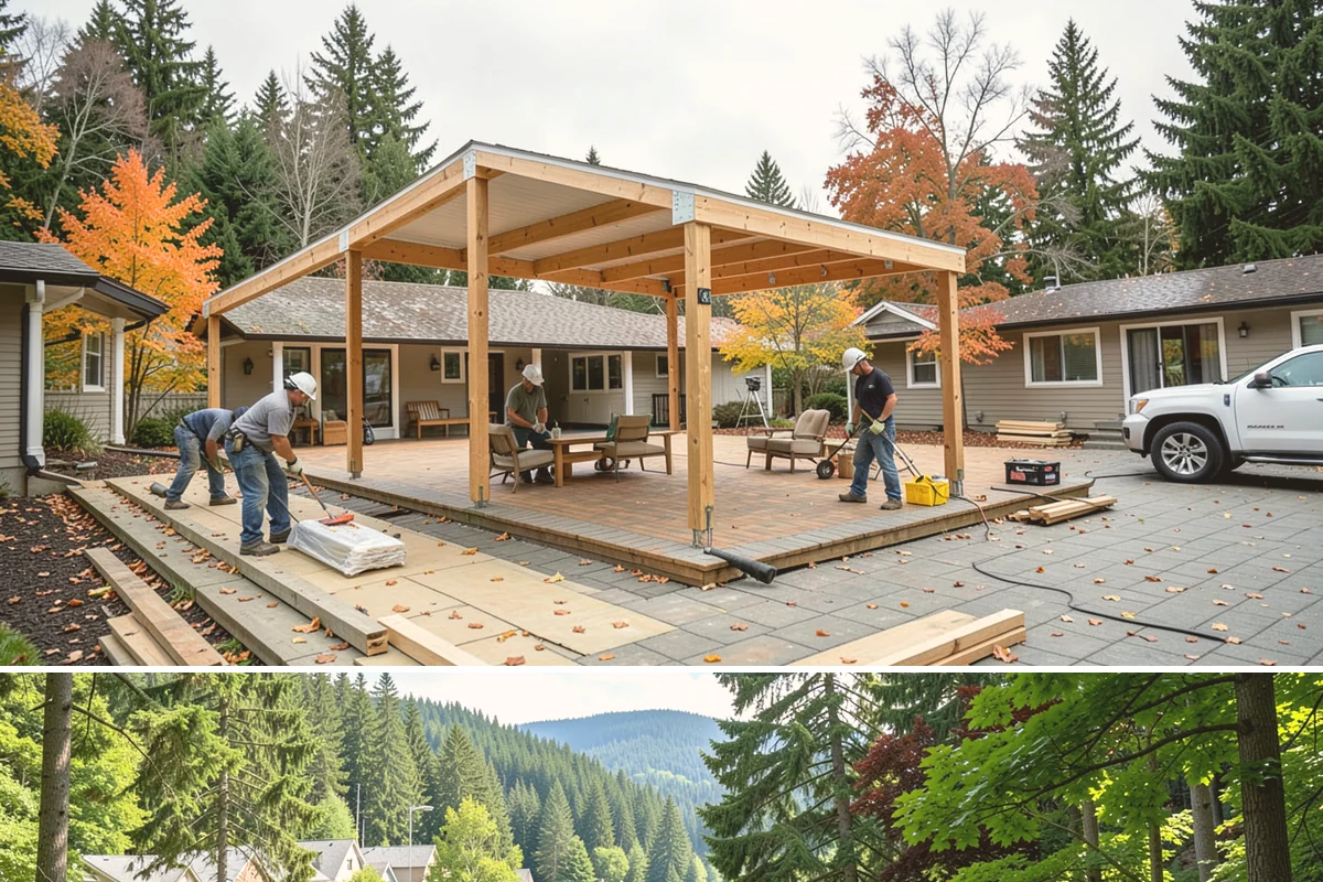 Drywall Taping & Mudding in Lake Forest Park, King County, WA - Taping and mudding is indoor work you can schedule any time, ideal for the rainy months.