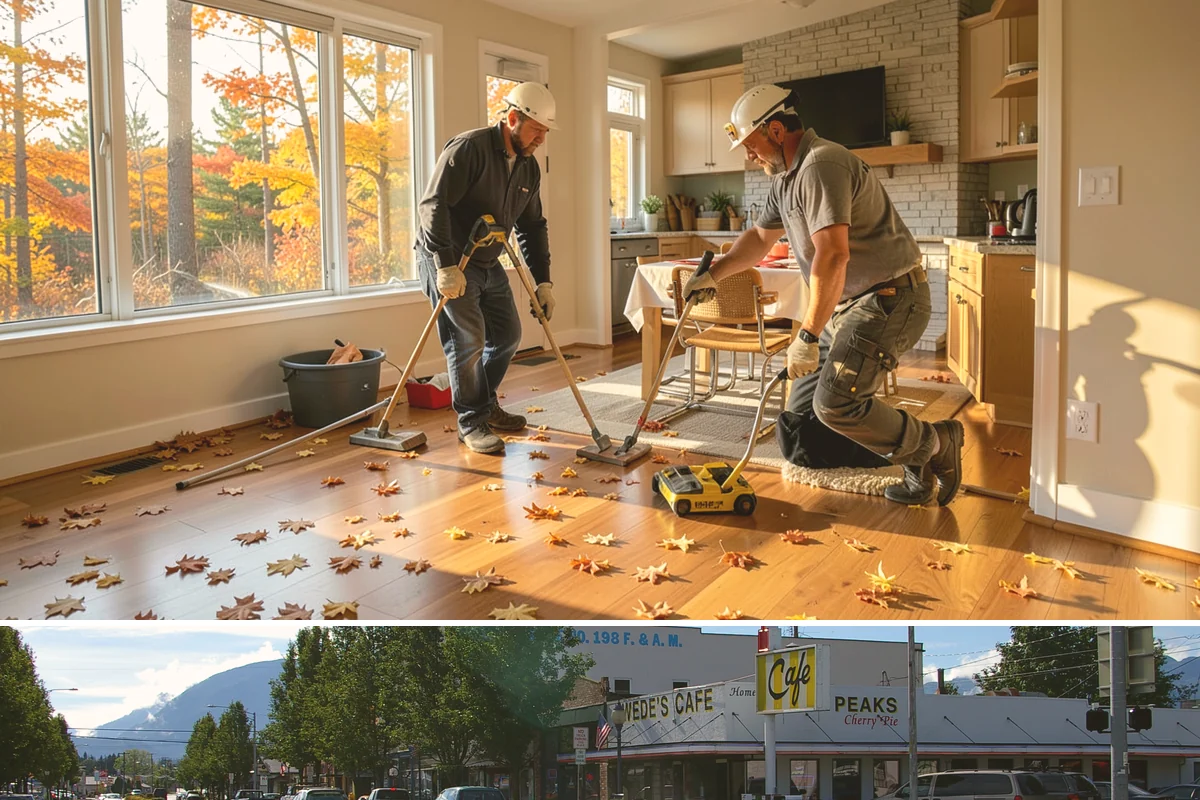 Drywall Taping & Mudding in North Bend, King County, WA - Taping and mudding is indoor work you can schedule any time, ideal for the rainy months.