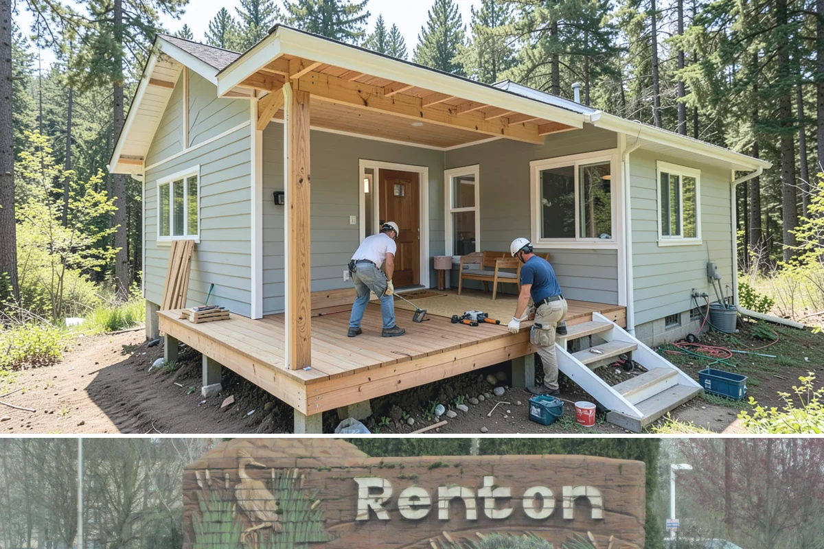 Drywall Taping & Mudding in Renton, King County, WA - Taping and mudding is indoor work you can schedule any time, ideal for the rainy months.