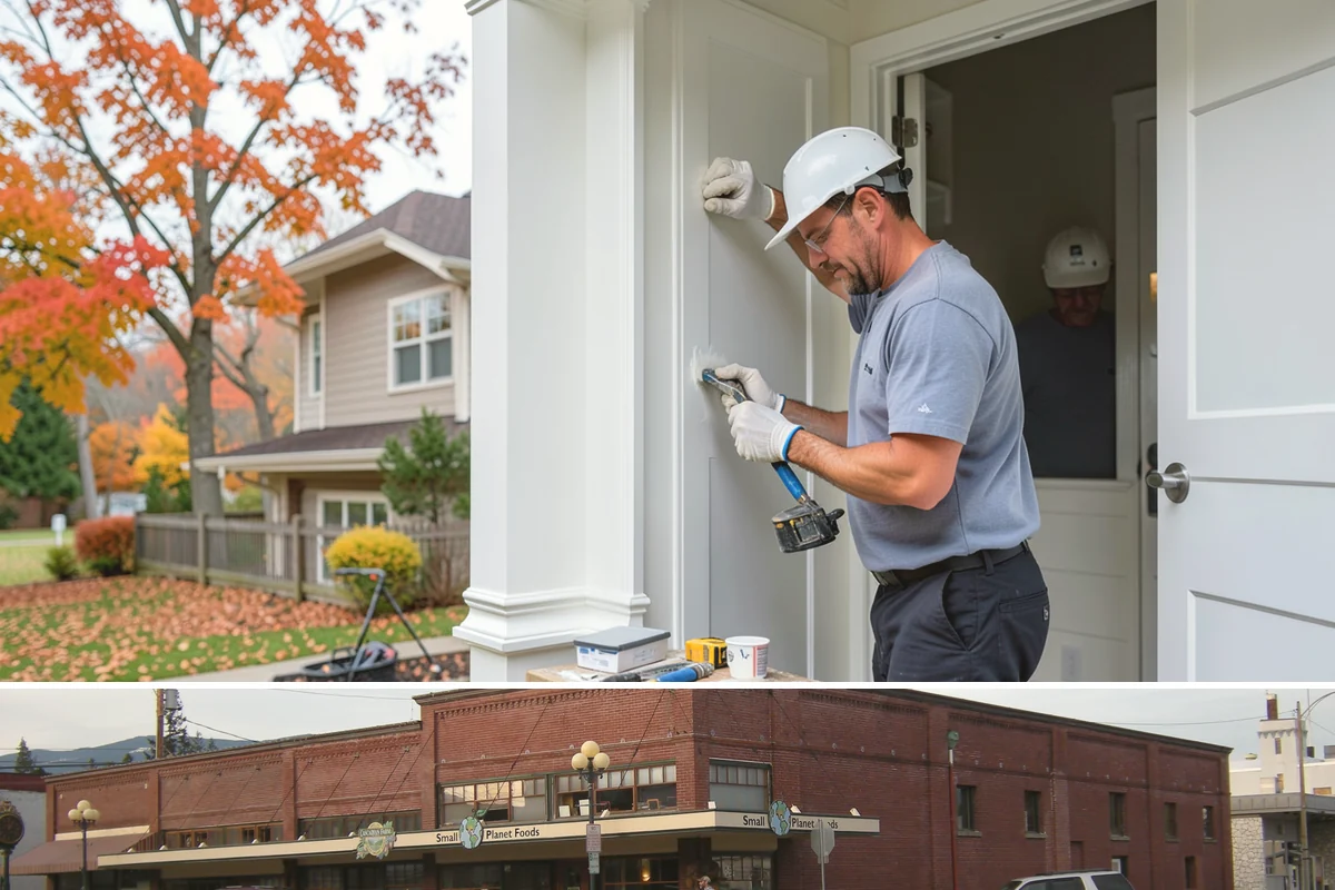 Drywall Taping & Mudding in Sedro-Woolley, Skagit County, WA - Taping and mudding is indoor work you can schedule any time, ideal for the rainy months.