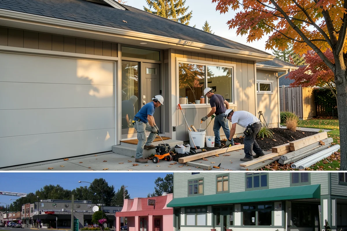 Drywall Taping & Mudding in Snoqualmie, King County, WA - Taping and mudding is indoor work you can schedule any time, ideal for the rainy months.