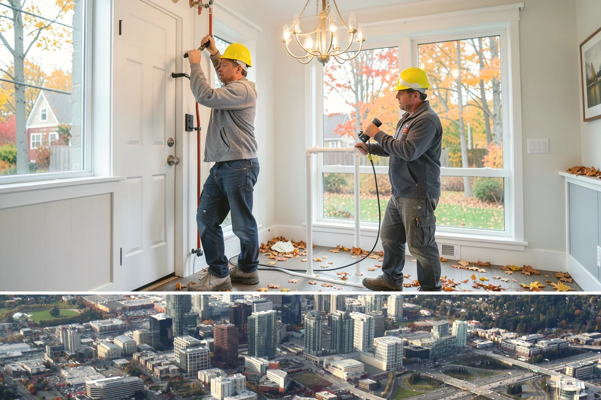 Drywall Texturing in Bellevue, King County, WA - Texturing is an interior service available year-round, well suited to indoor winter projects.