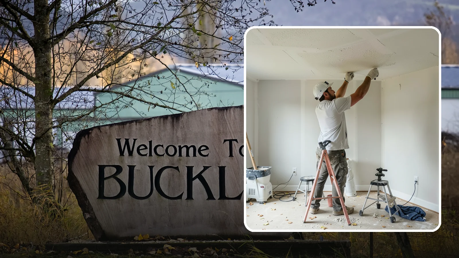 Drywall Texturing in Buckley, Pierce County, WA - Drywall texturing applies knockdown, orange peel, or custom textures to walls and ceilings.