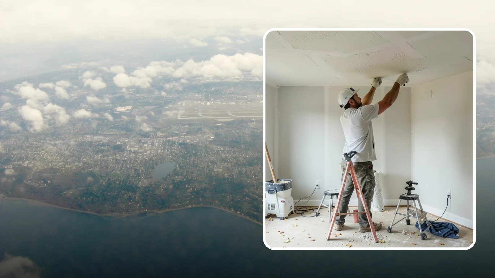 Drywall Texturing in Burien, King County, WA - Drywall texturing applies knockdown, orange peel, or custom textures to walls and ceilings.
