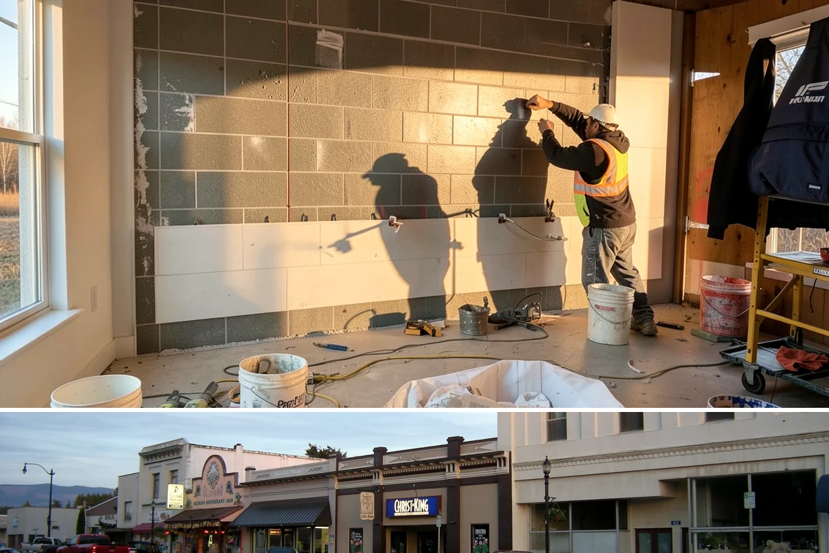 Drywall Texturing in Burlington, Skagit County, WA - Texturing is an interior service available year-round, well suited to indoor winter projects.