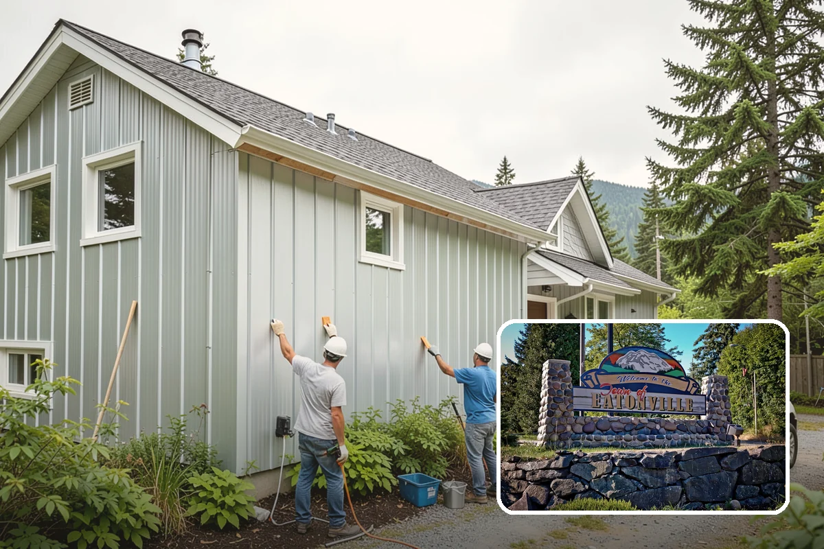 Drywall Texturing in Eatonville, Pierce County, WA - A range of textures from orange peel to knockdown