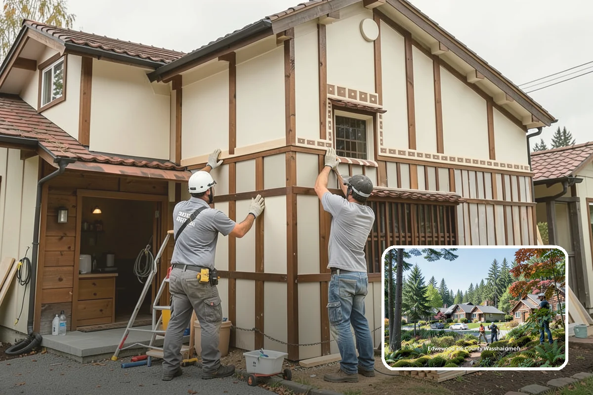 Drywall Texturing in Edgewood, Pierce County, WA - A range of textures from orange peel to knockdown