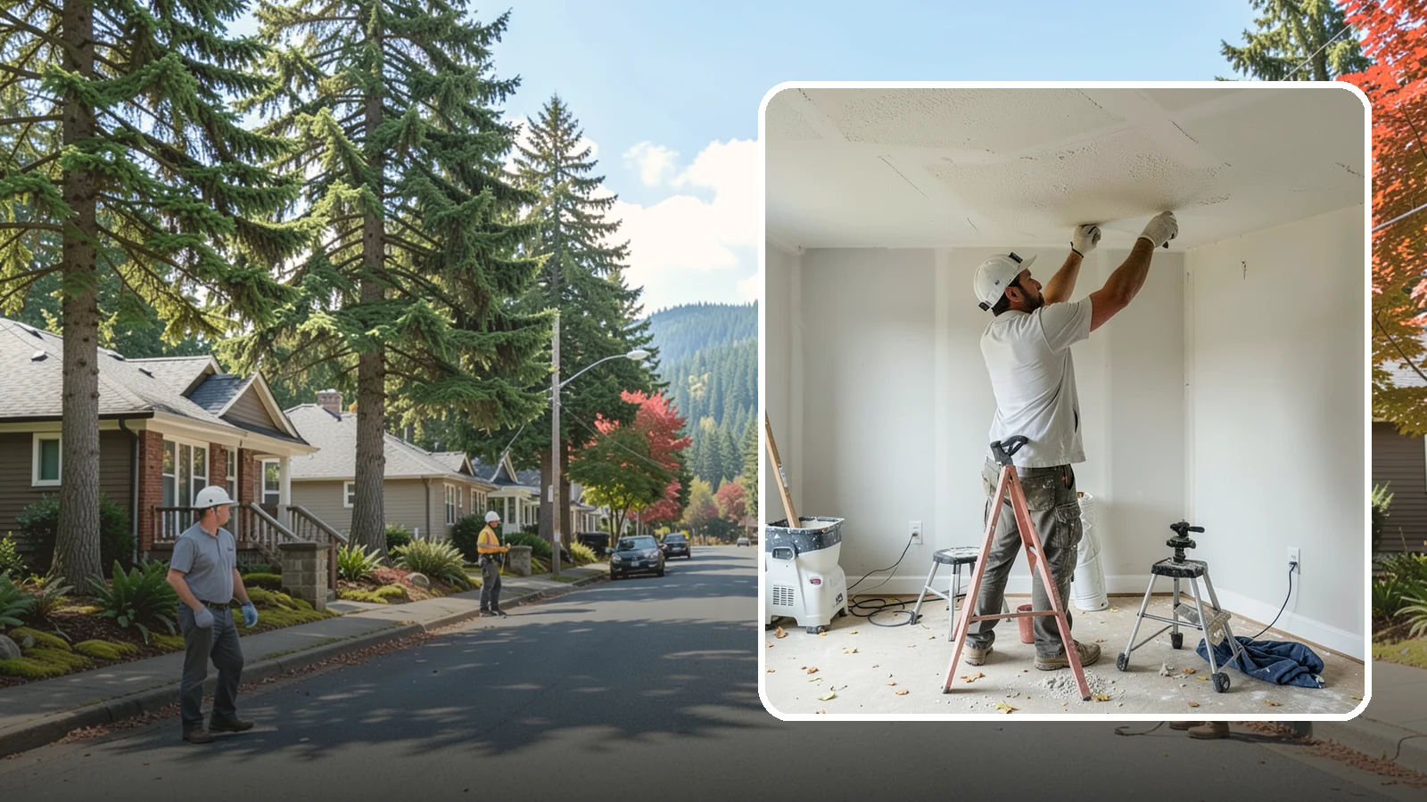 Drywall Texturing in Hunts Point, King County, WA - Drywall texturing applies knockdown, orange peel, or custom textures to walls and ceilings.