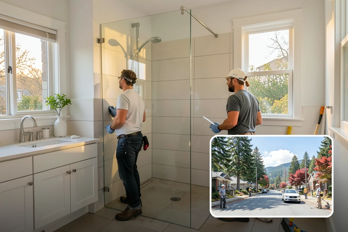 Drywall Texturing in Hunts Point, King County, WA - A range of textures from orange peel to knockdown