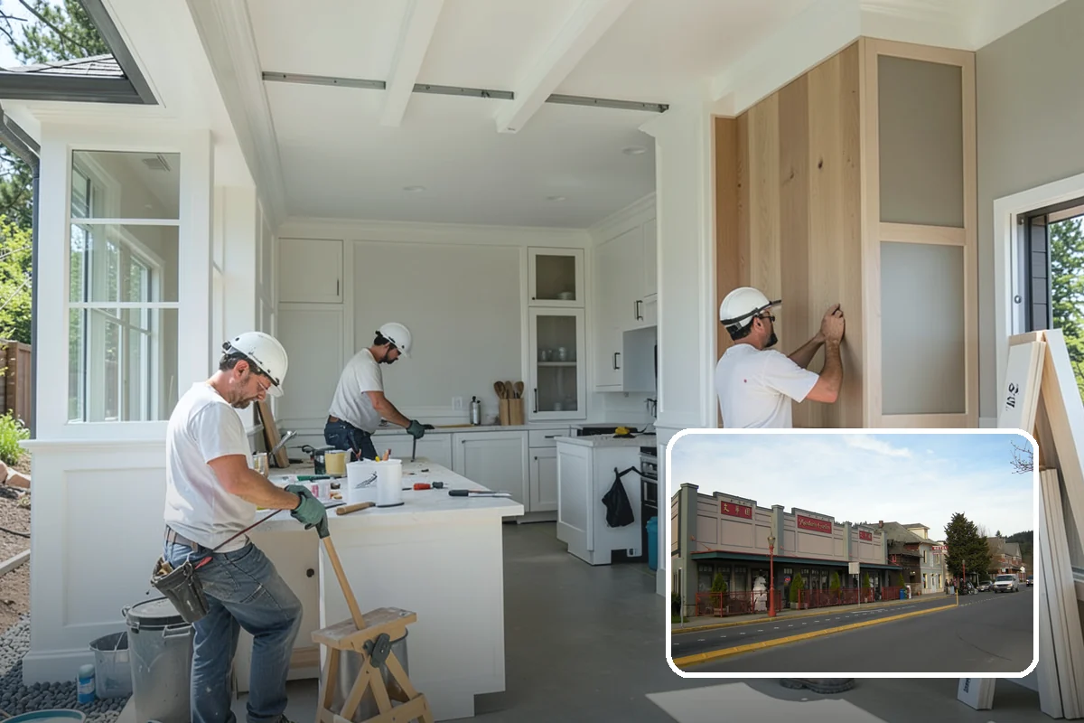 Drywall Texturing in Issaquah, King County, WA - A range of textures from orange peel to knockdown